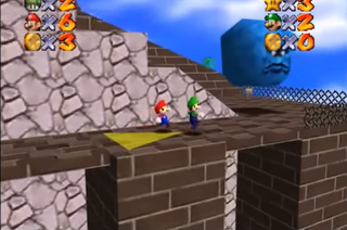 Una ROM popular del juego añade a Luigi en Super Mario 64